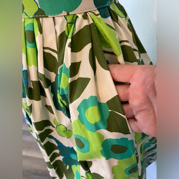 🦄 ALERT 🚨 TATYANA SHIRLEE TEGGE SWING RETRO VINTAGE FLORAL DRESS - Picture 9 of 11